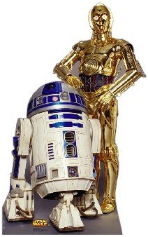 Life Size R2 D2 & C3PO Standee
