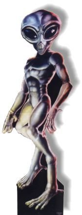 Life Size Roswell Alien Standee - Male