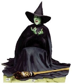 Life Size Wicked Witch Standee from Wizard of Oz - Melting