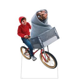 Lifesize E.T. Elliot on Bike Cardboard Cutout