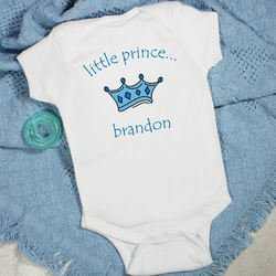 Little Prince Personalized Baby Romper