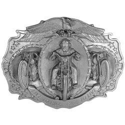 Live to Ride Antiqued Belt Buckle