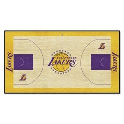 Los Angeles Lakers Basketball Court Runner Rug