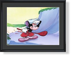 Lost Ball Mickey Mouse Golf Lithograph