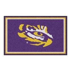 Louisiana State University Floor Rug - 4x6