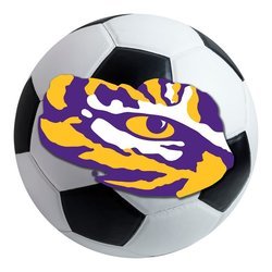 Louisiana State University Soccer Ball Rug