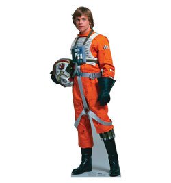 Luke Skywalker Rebel Pilot Star Wars Cardboard Cutout