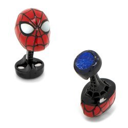 Luxe Spider-Man Cufflinks with Lapis