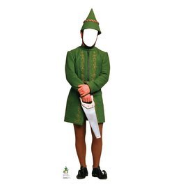 Male Elf Standin Elf Cardboard Cutout