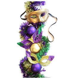 Mardi Gras Party Masks Cardboard Cutout