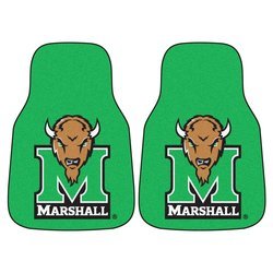 Marshall University Car Mat Set