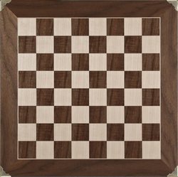 Master Chess Board  with Brass Corners