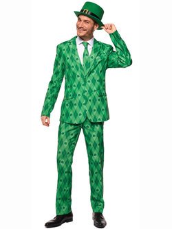Men's St. Patrick's Day Green Suit
