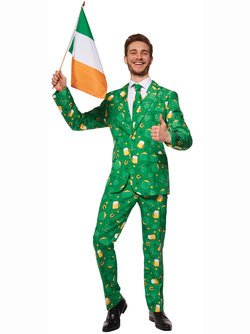 Men's St. Patrick's Day Icons Suit