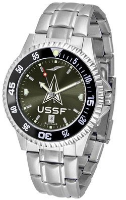 Men's United States Space Force - Competitor Steel AnoChrome - Color Bezel Watch