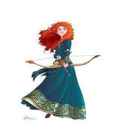 Merida Disney Princess Friendship Adventures Cardboard Cutout