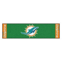 Miami Dolphins Golf Putting Green Mat