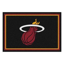 Miami Heat Floor Rug - 5x8