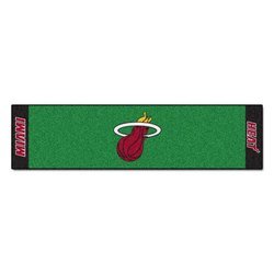 Miami Heat Golf Putting Green Mat