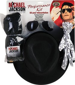 Michael Jackson Performance Kit- Wig, Glove, Hat, Accessories