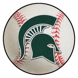 Michigan State University Baseball Rug