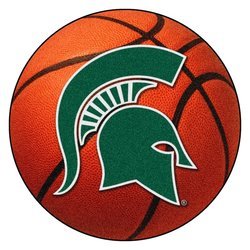 Michigan State University Basketball Rug