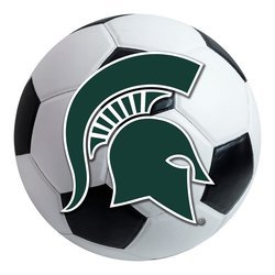 Michigan State University Soccer Ball Rug