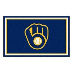 Milwaukee Brewers Floor Rug - 4x6