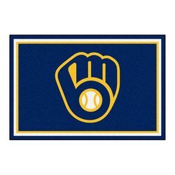 Milwaukee Brewers Floor Rug - 5x8