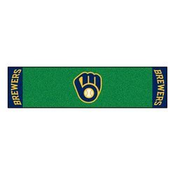 Milwaukee Brewers Golf Putting Green Mat