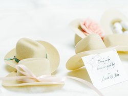 Miniature Wedding Cowboy Hats - Black