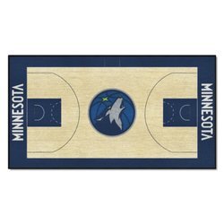 Minnesota Timberwolves Basketball Court Runner Rug