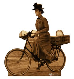 Miss Gulch on Bike The Wizard of Oz Cardboard Cutout