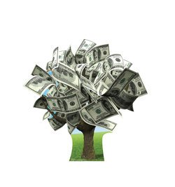 Money Tree Cardboard Cutout