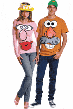 Mr and Mrs Potato Head Costume Kit