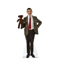Mr. Bean and Teddy Cardboard Cutout