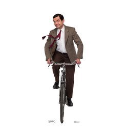 Mr. Bean Bike Ride Cardboard Cutout