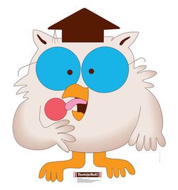 Mr. Owl Tootsie Roll Cardboard Cutout
