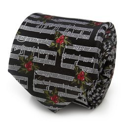 Music Holly Note Men's Tie