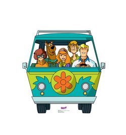 Mystery Machine Scooby-Doo Mystery Incorporated Cardboard Cutout
