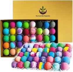 Natural Bath Bombs Gift Set - 40 Count