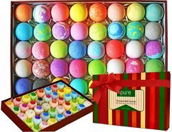 Natural Bath Bombs Gift Set - 40 Pieces