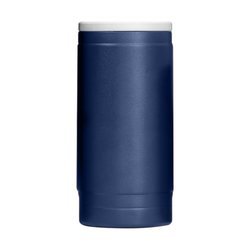 Navy 12oz Powder Coat Slim Can Coolie