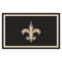 New Orleans Saints Floor Rug - 4x6