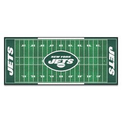 New York Jets Football Field Runner Rug