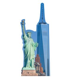 New York Skyline Cardboard Cutout