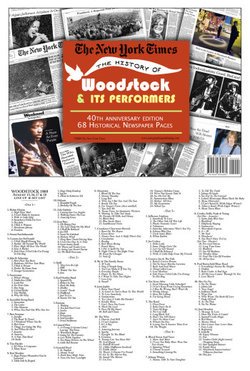 New York Times Newspaper Compilation The History of Woodstock