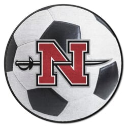 Nicholls State University Soccer Ball Rug