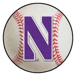 Northwestern University Baseball Rug