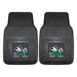 Notre Dame Heavy Duty Car Mat Set - Fighting Irish Logo